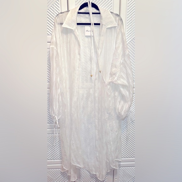 Sheer Chiffon Duster - Picture 4 of 6